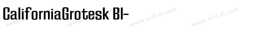 CaliforniaGrotesk Bl字体转换